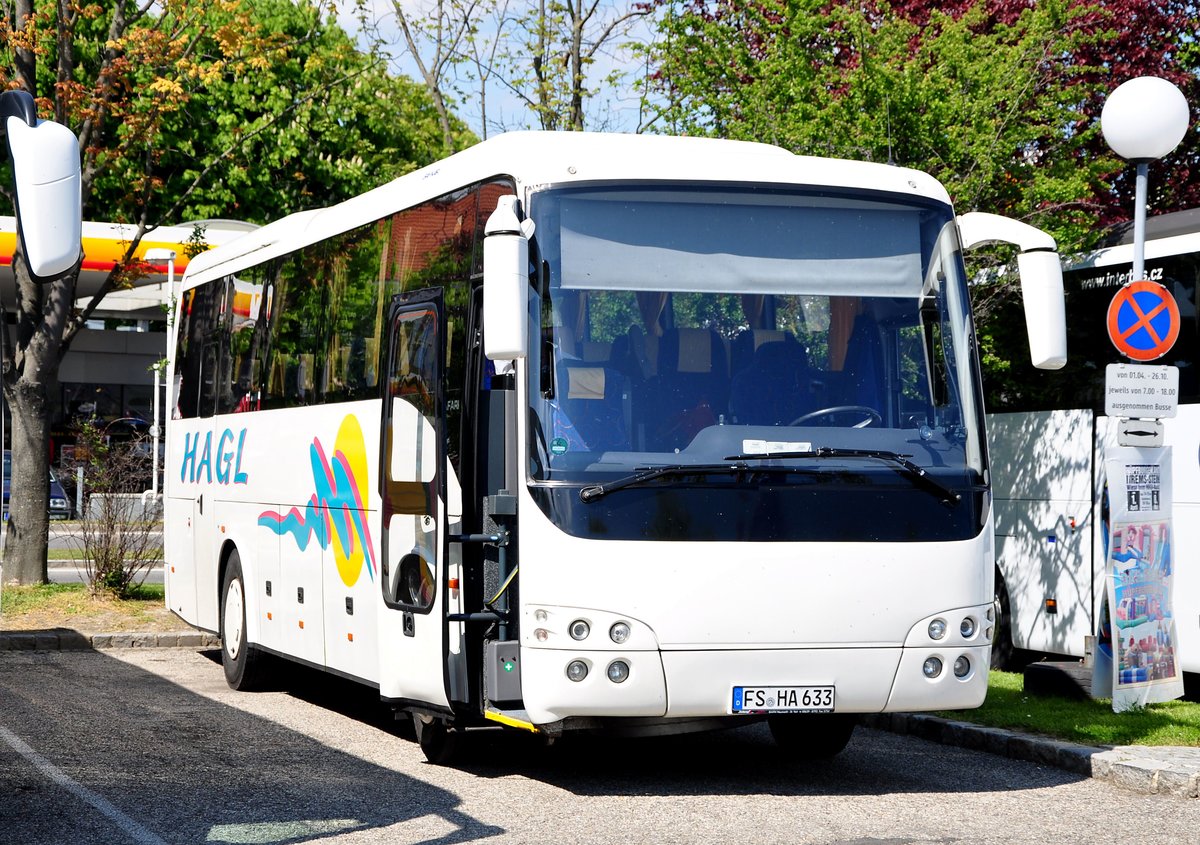 Temsa Safari von Hagl Reisen aus der BRD in Krems gesehen.