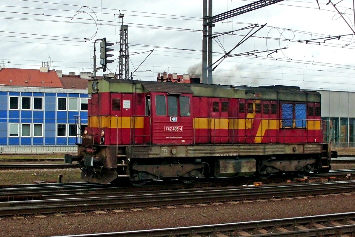 Tfzf für 742 405 durch Praha-Liben am 23 Februar 2020.