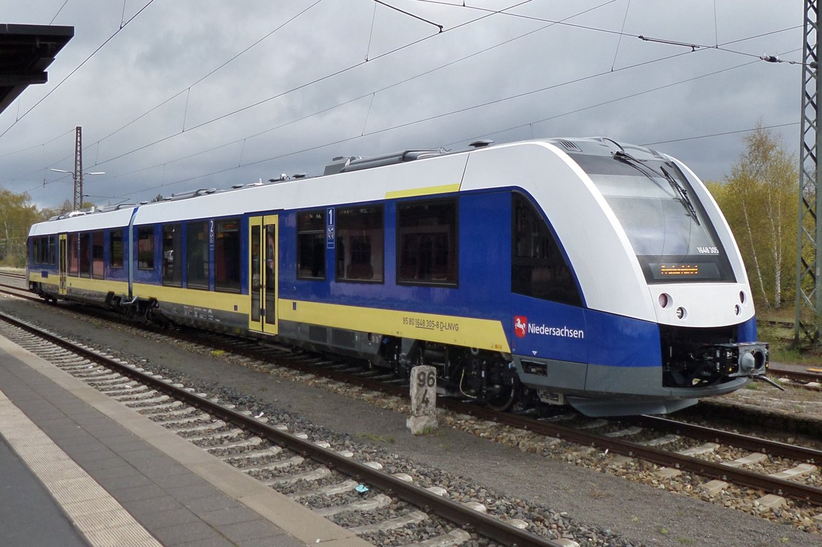 Transdev 1648 305 steht am 28 April 2016 in Uelzen.