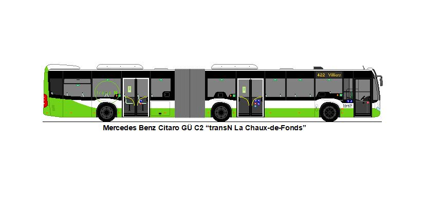 transN, La Chaux-de-Fonds - Mercedes Benz Citaro G C2