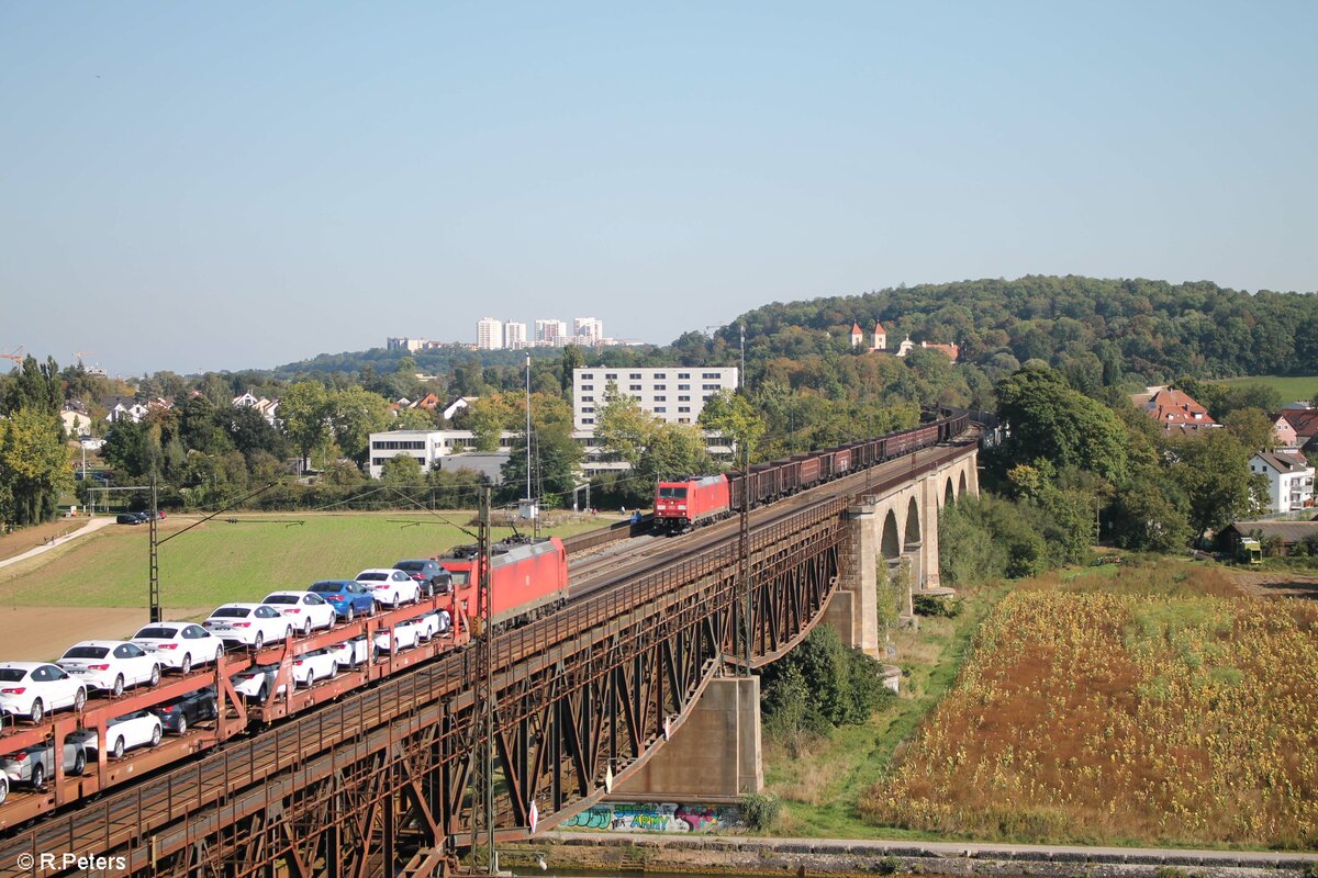 Treffen zweier 185iger auf der Donaubrücke bei Mariaort. 25.09.21