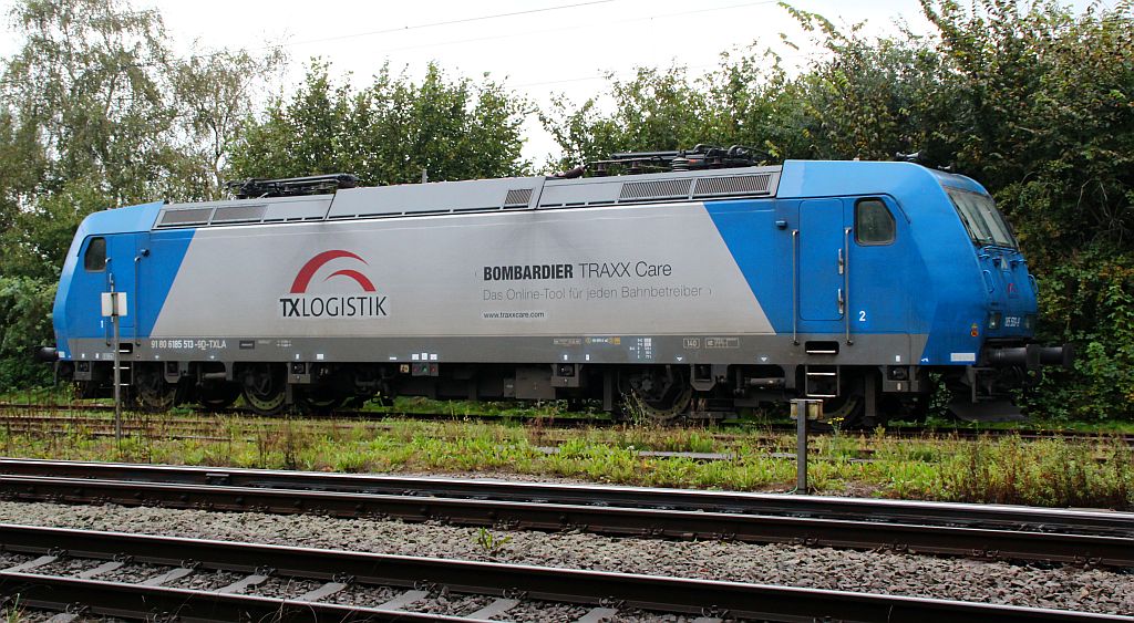 TXL 185 513-9 abgestellt im Gbf Padborg. 28.09.2012