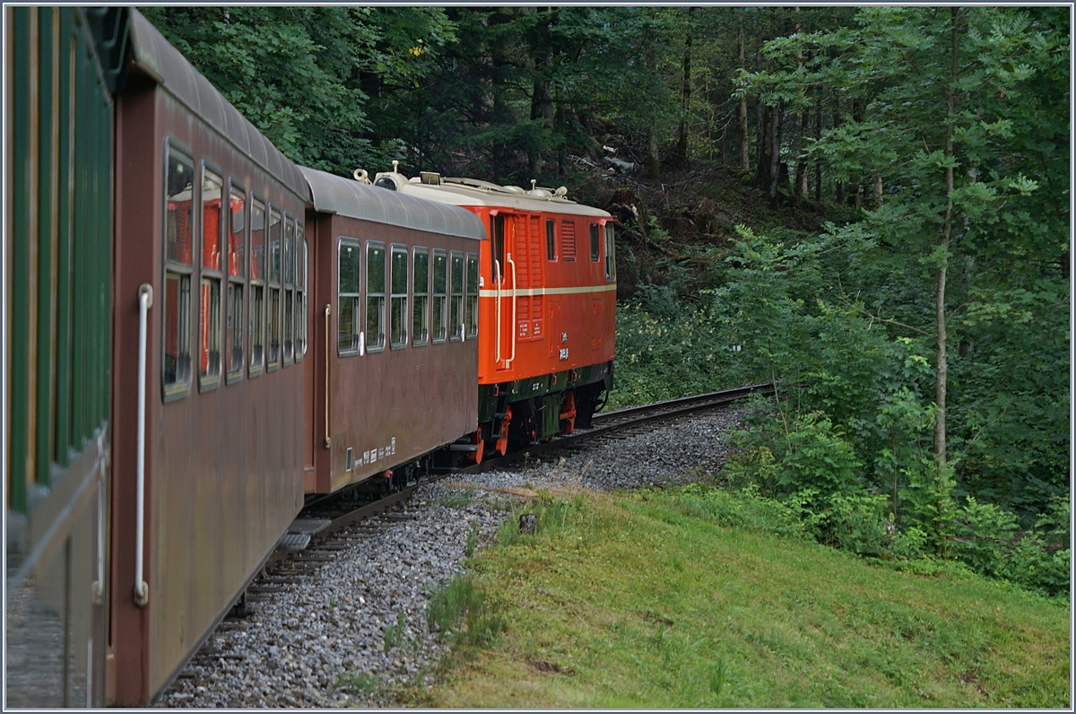 Unterwegs mit der BWB zwischen Bezau und Schwarzenberg.
9. Juli 2017