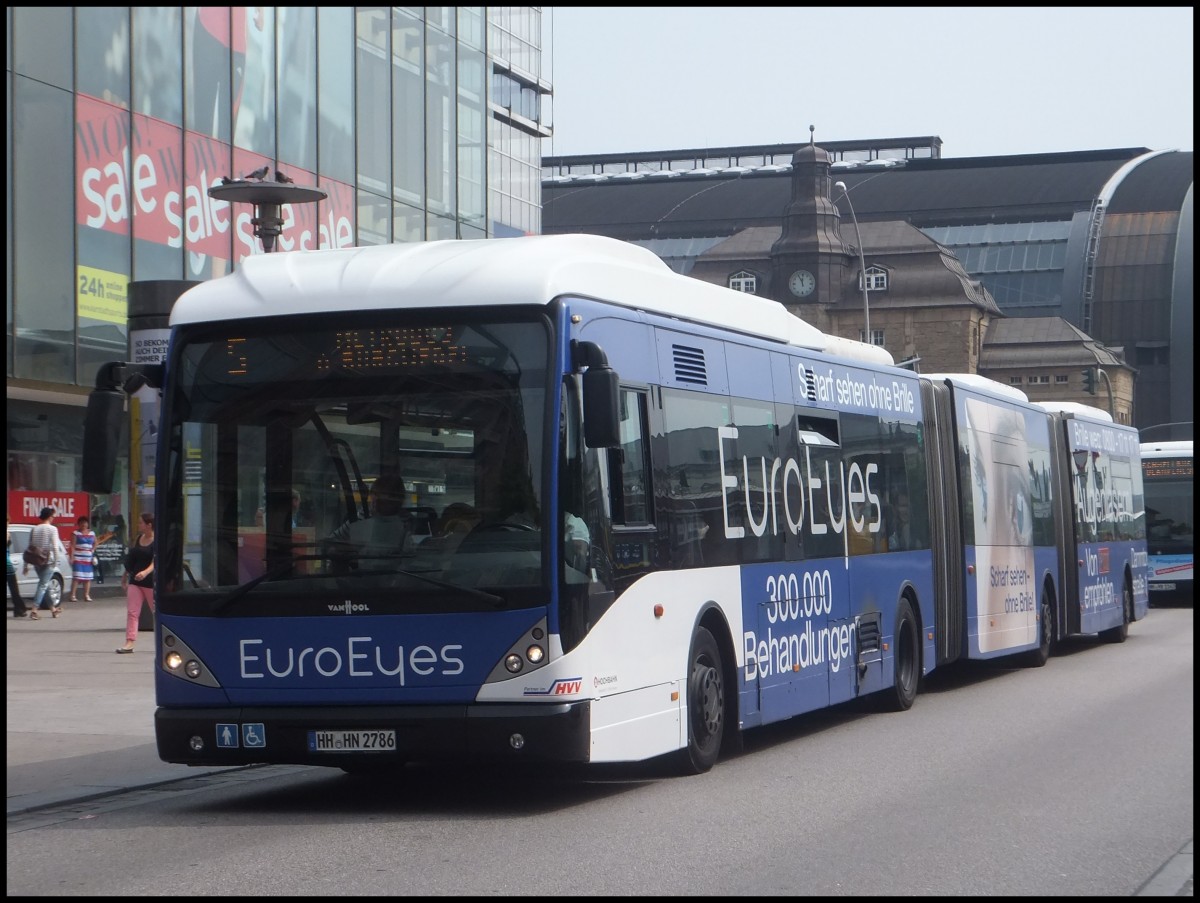 Van Hool AGG 300 der Hamburger Hochbahn AG in Hamburg.