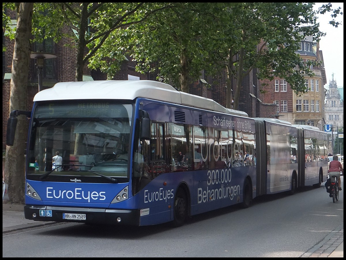 Van Hool AGG 300 der Hamburger Hochbahn AG in Hamburg.