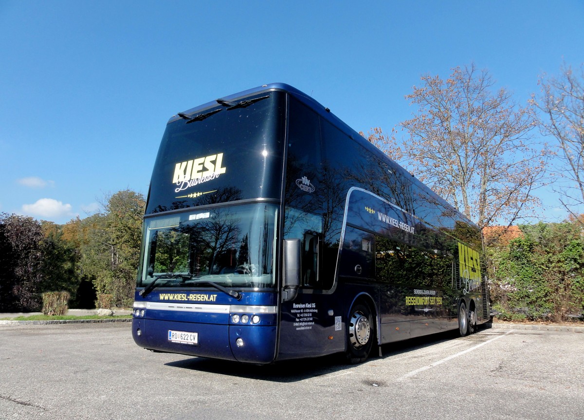 VAN HOOL T9 Astromega von Kiesl Reisen aus sterreich am 12.10.2014 in Krems.