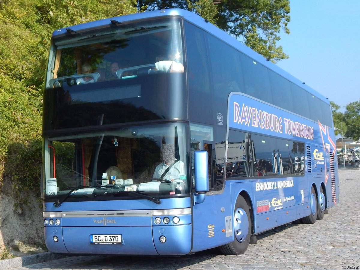 Van Hool TD925 von Ertl aus Deutschland im Stadthafen Sassnitz.