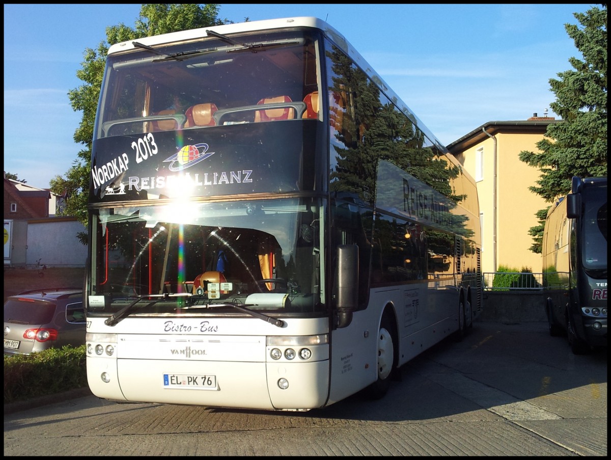 Van Hool TD927 von Reise-Allianz/Meyering aus Deutschland in Sassnitz.