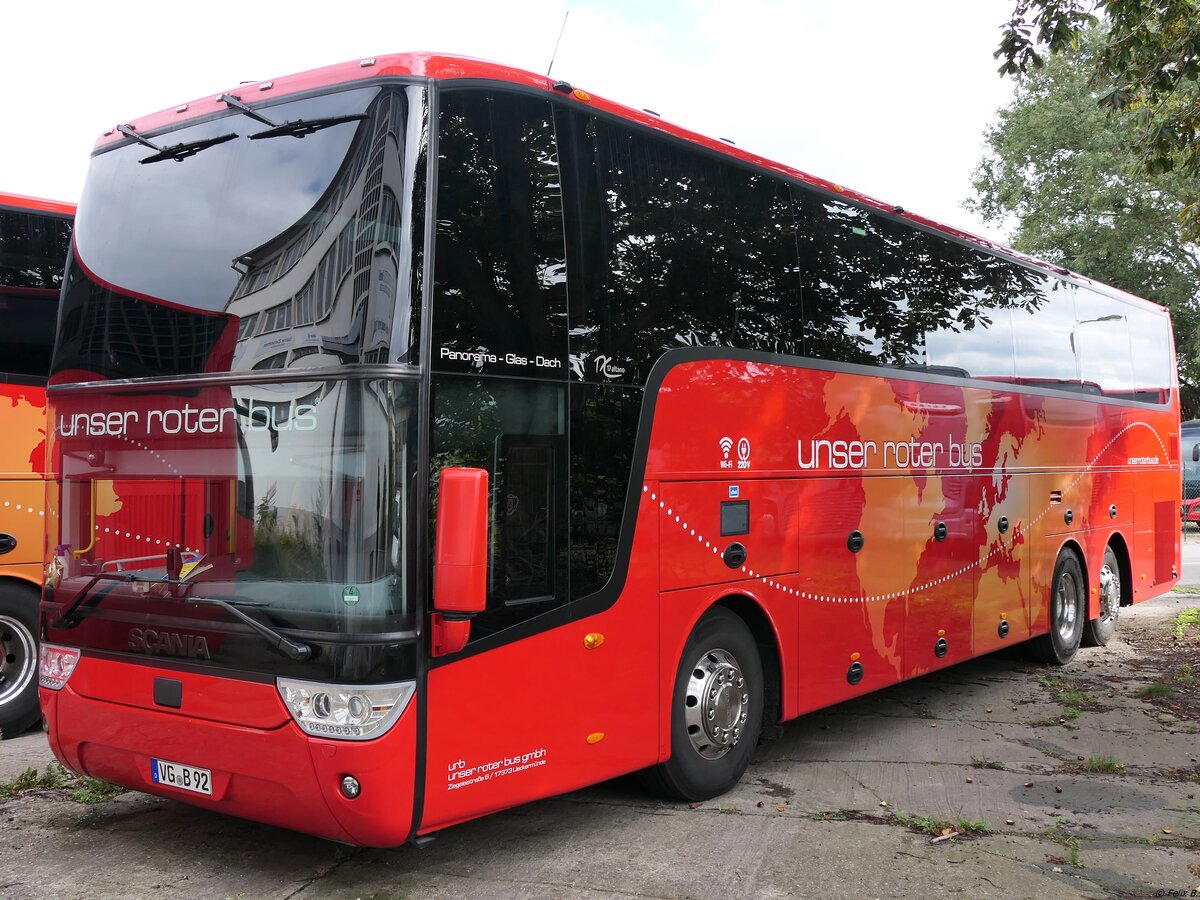 Van Hool TX17 von URB aus Deutschland in Ueckermünde.