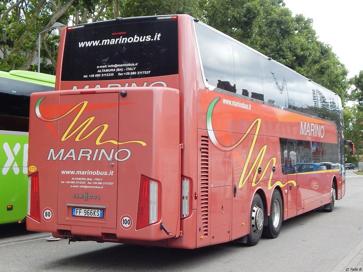 Van Hool TX27 von Marino aus Italien in Karlsruhe.