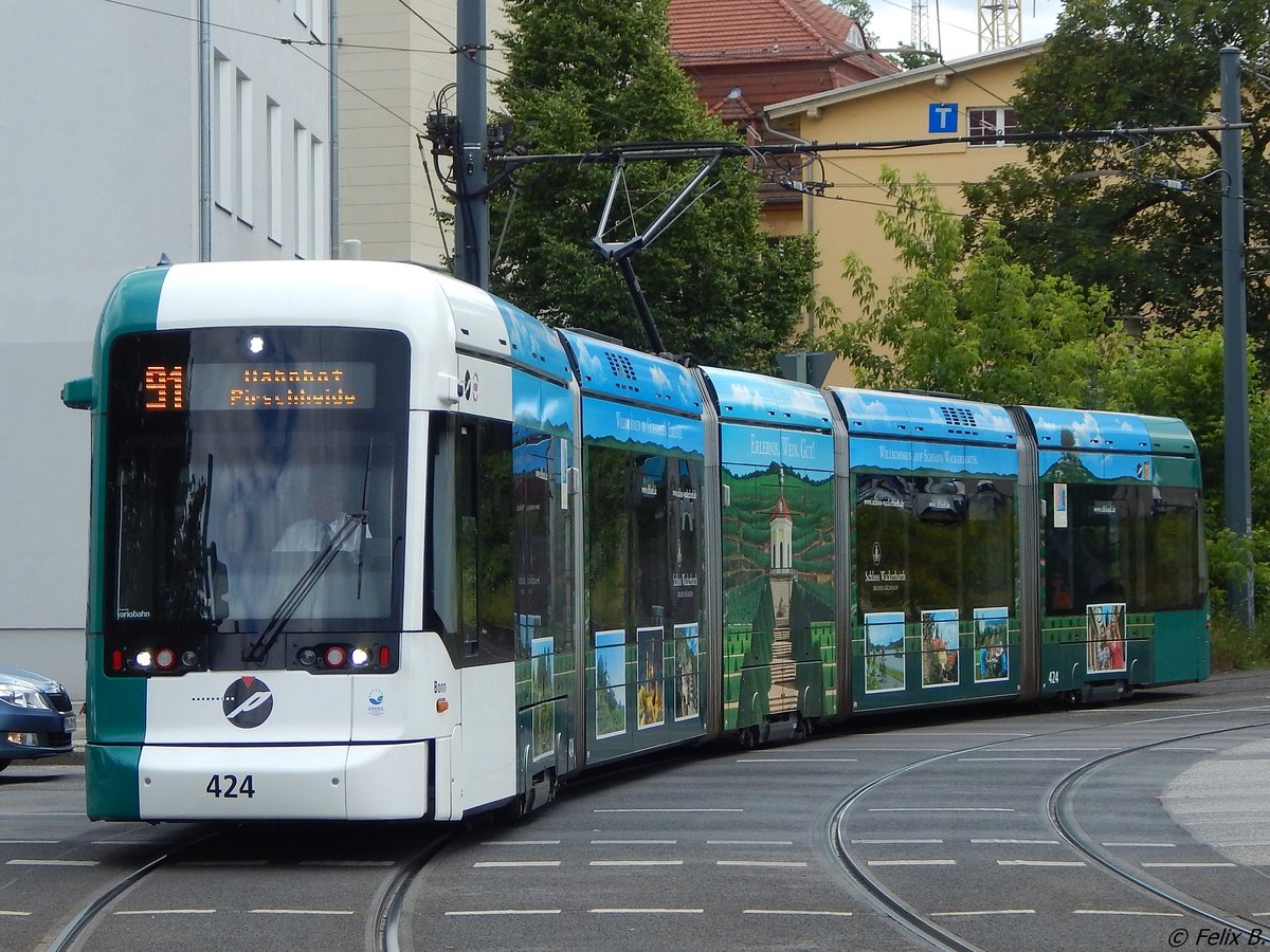 Variobahn Nr. 424 der ViP in Potsdam.