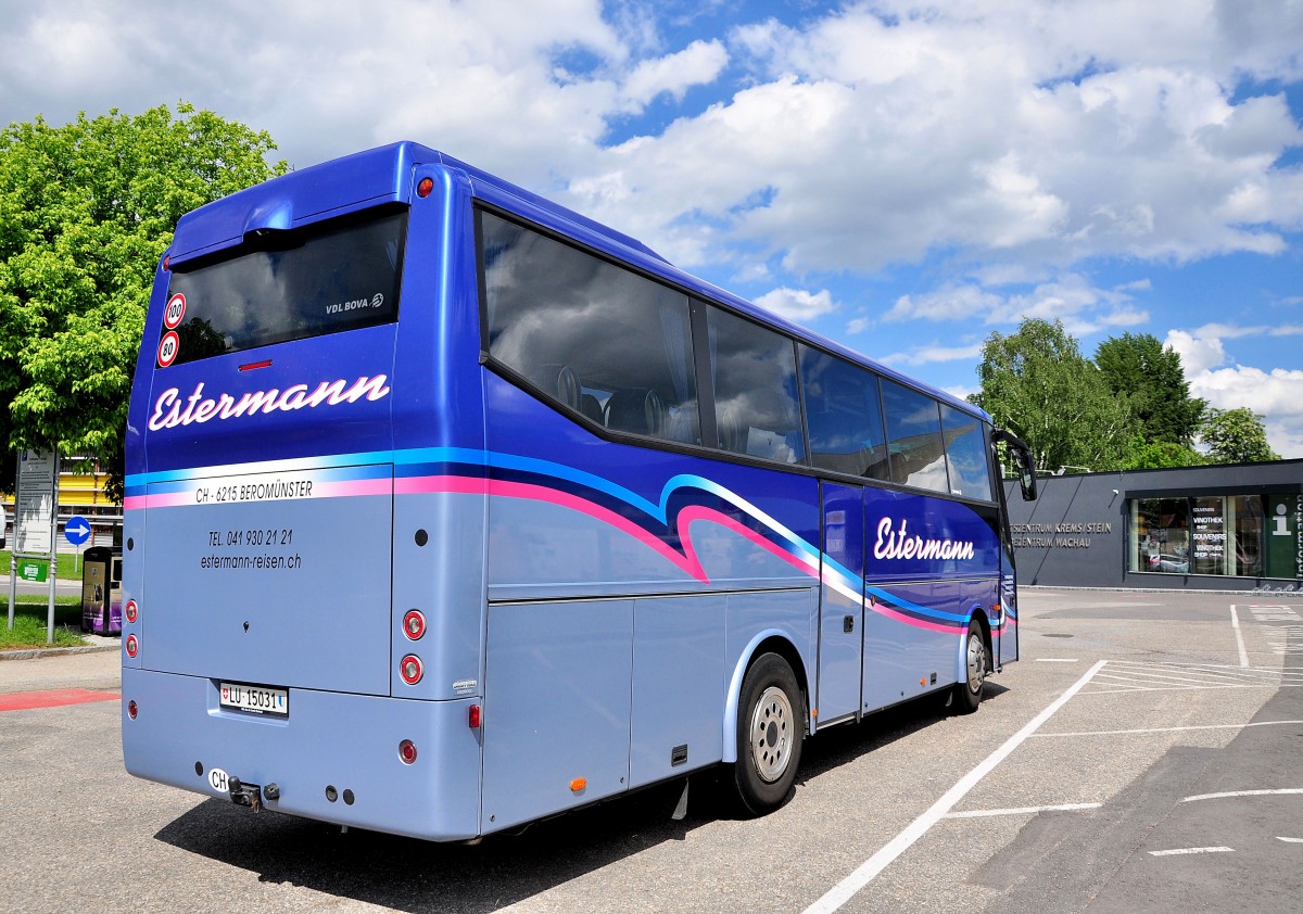 VDL BOVA von ESTERMANN aus der Schweiz am 22.5.2013 in Krems an der Donau.