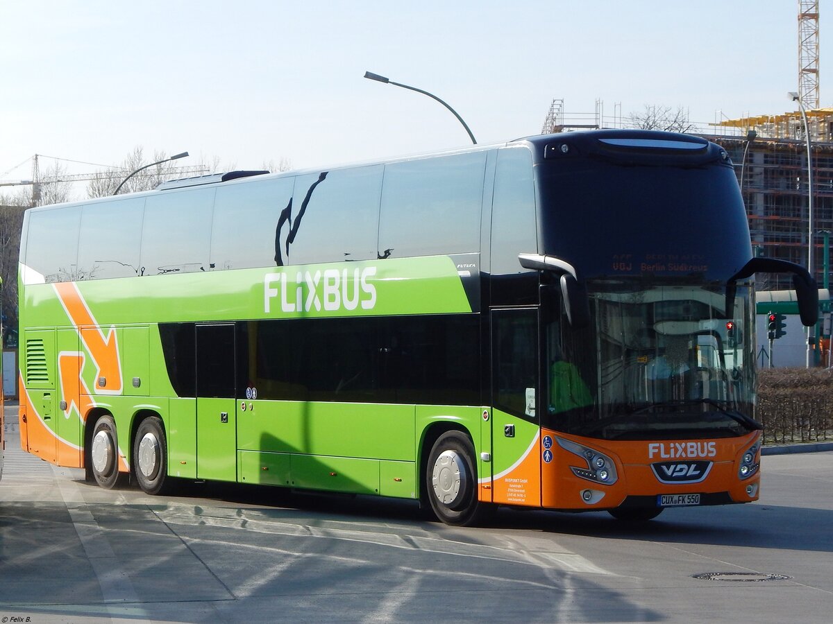 VDL Futura DD von Flixbus/Buspunkt aus Deutschland in Berlin.