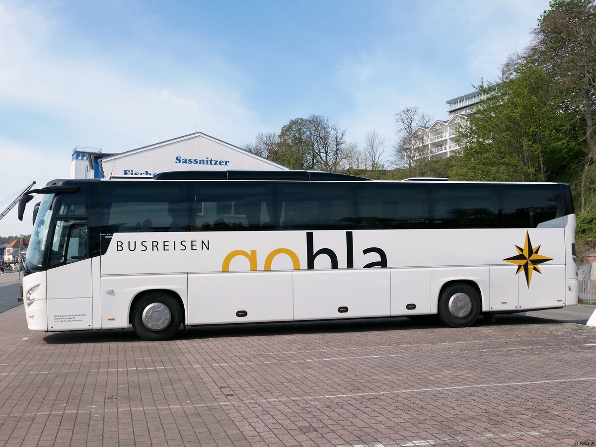 VDL Futura von Gohla aus Österreich im Stadthafen Sassnitz.