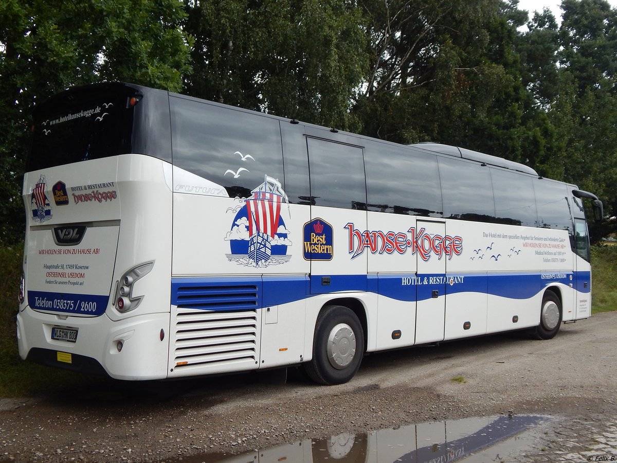 VDL Futura von Hotel & Restaurant Hanse-Kogge aus Deutschland in Binz.