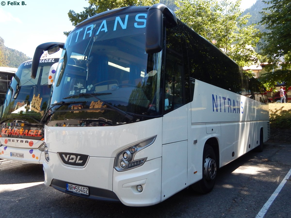 VDL Futura von Nitrans aus der Slowakei in Hohenschwangau.