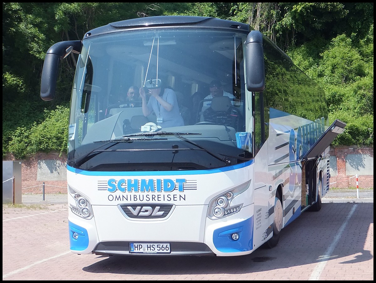 VDL Futura von Schmidt aus Deutschland im Stadthafen Sassnitz.