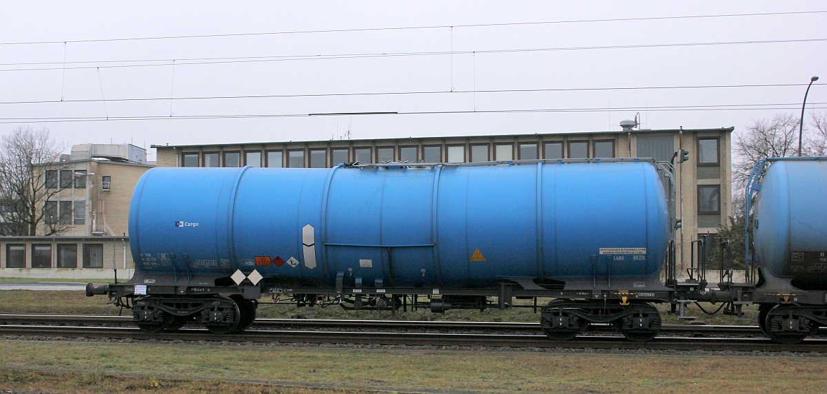 Vierachsiger Kesselwagen CDC 3154 7929 199-1 CZ-CDC Zacns Einfahrt Hohe Schaar 28.11.2020