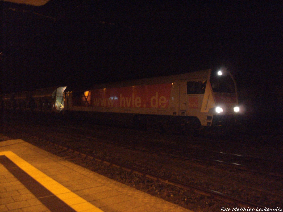 Voith Maxima 40CC / Loknr V490 der HVLE im Bahnhof Bergen auf Rgen am 18.11.13