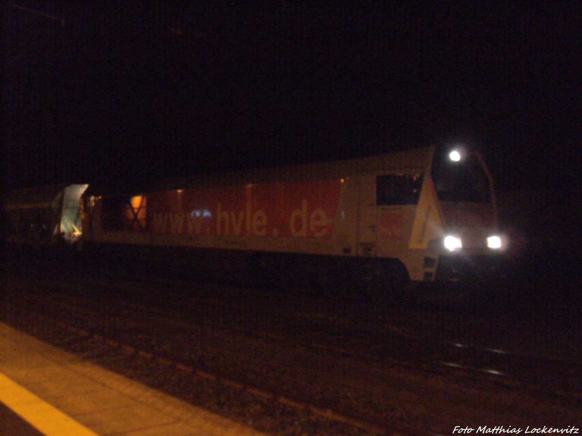 Voith Maxima 40CC / Loknr V490 der HVLE im Bahnhof Bergen auf Rgen am 18.11.13