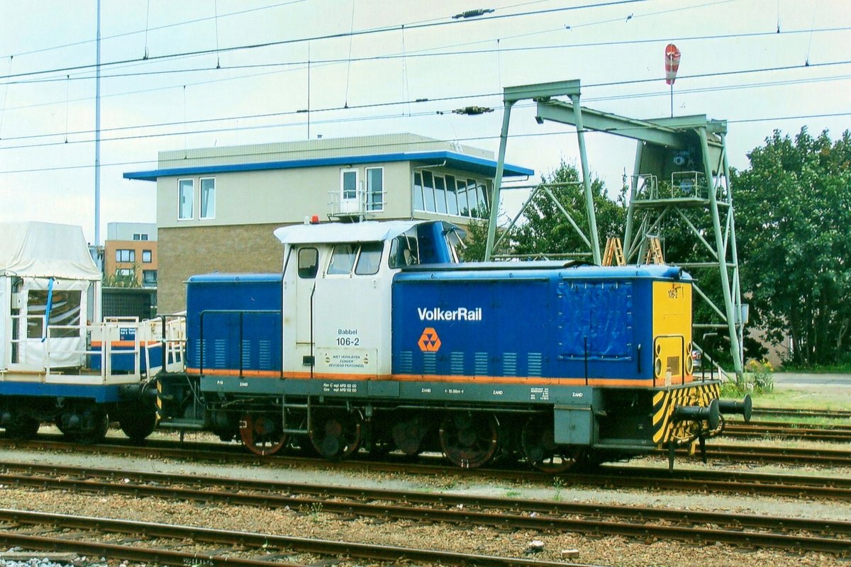 Volker Rail 106-2 steht am 6 Augustus 2009 in Hengelo.