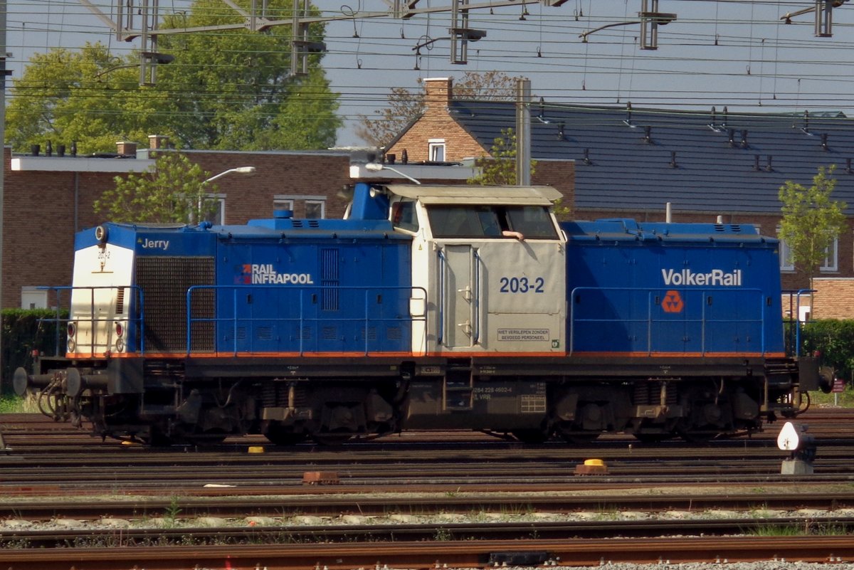 Volker Rail 203-2 JERRY steht am 6 Mai 2017 in Venlo.