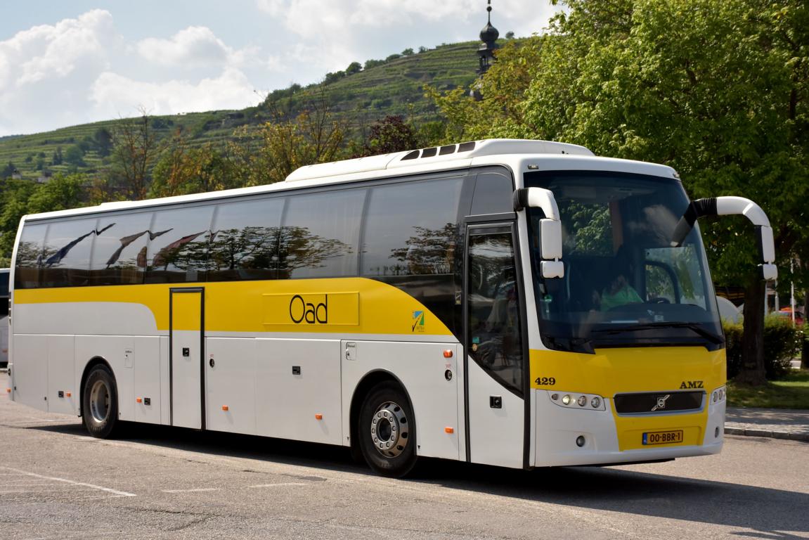 Volvo 9700 von Aod Reisen aus den NL 2018 in Krems.