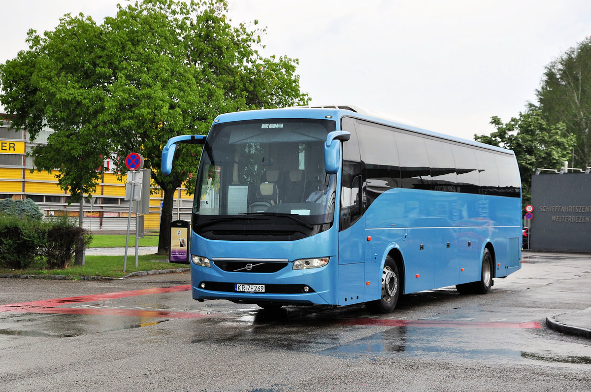 Volvo 9700 aus PL in Krems gesehen.