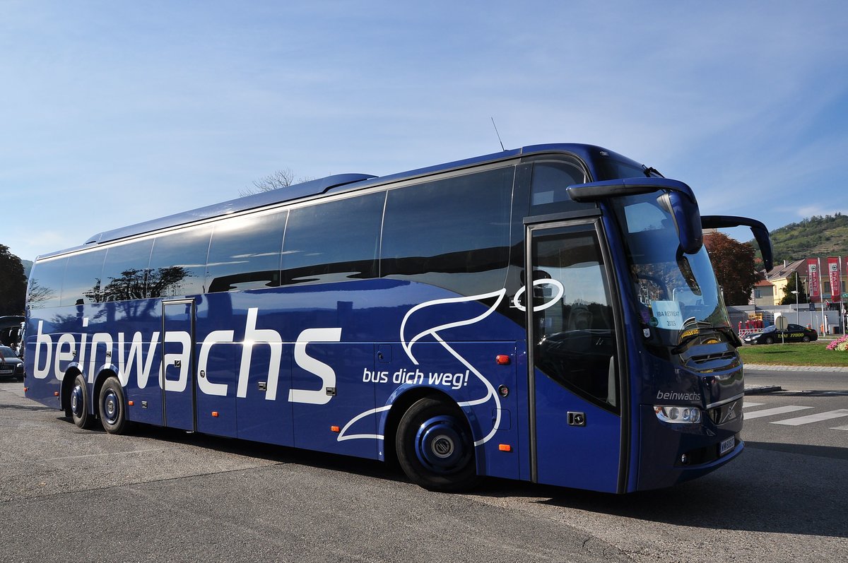 VOLVO 9700 von Beinwachs Reisen aus Niedersterreich in Krems gesehen.