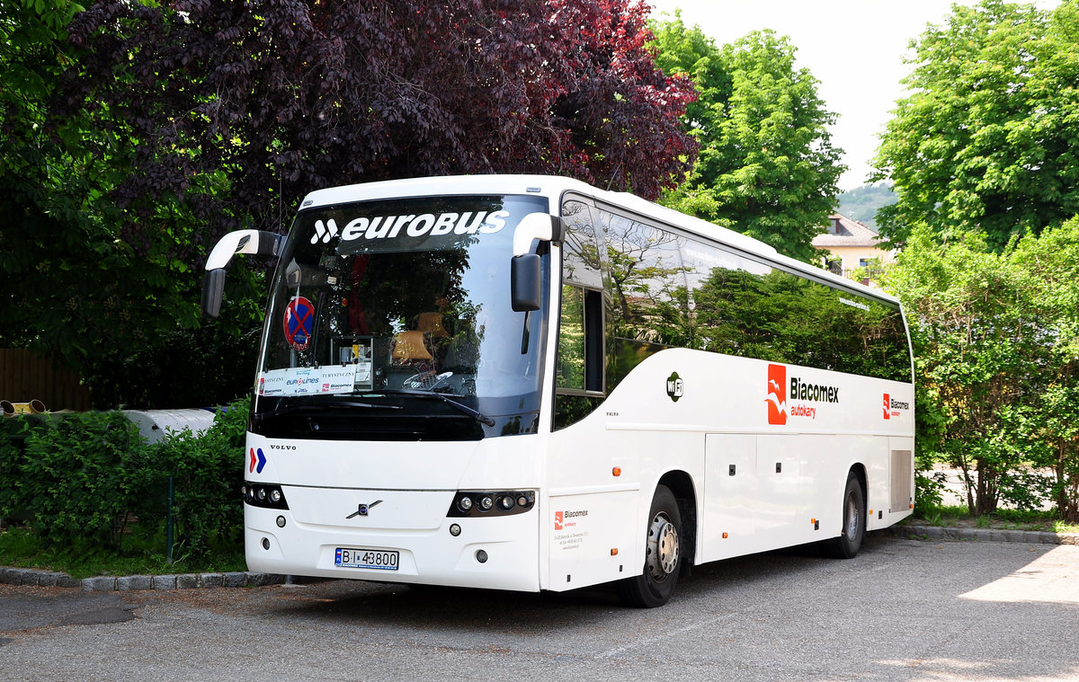 Volvo 9700 von Biacomex Autokary aus PL in Krems.