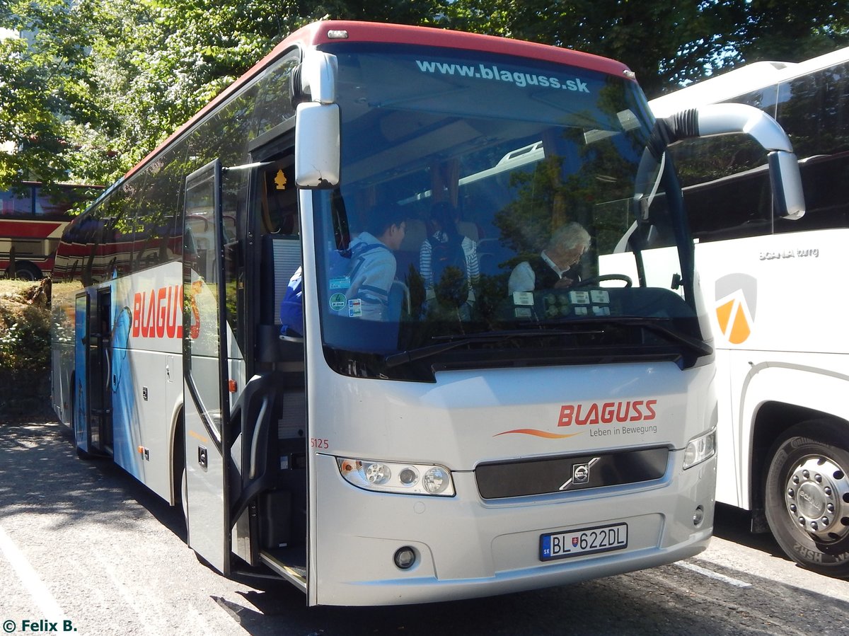 Volvo 9700 von Blaguss aus der Slowakei in Hohenschwangau.