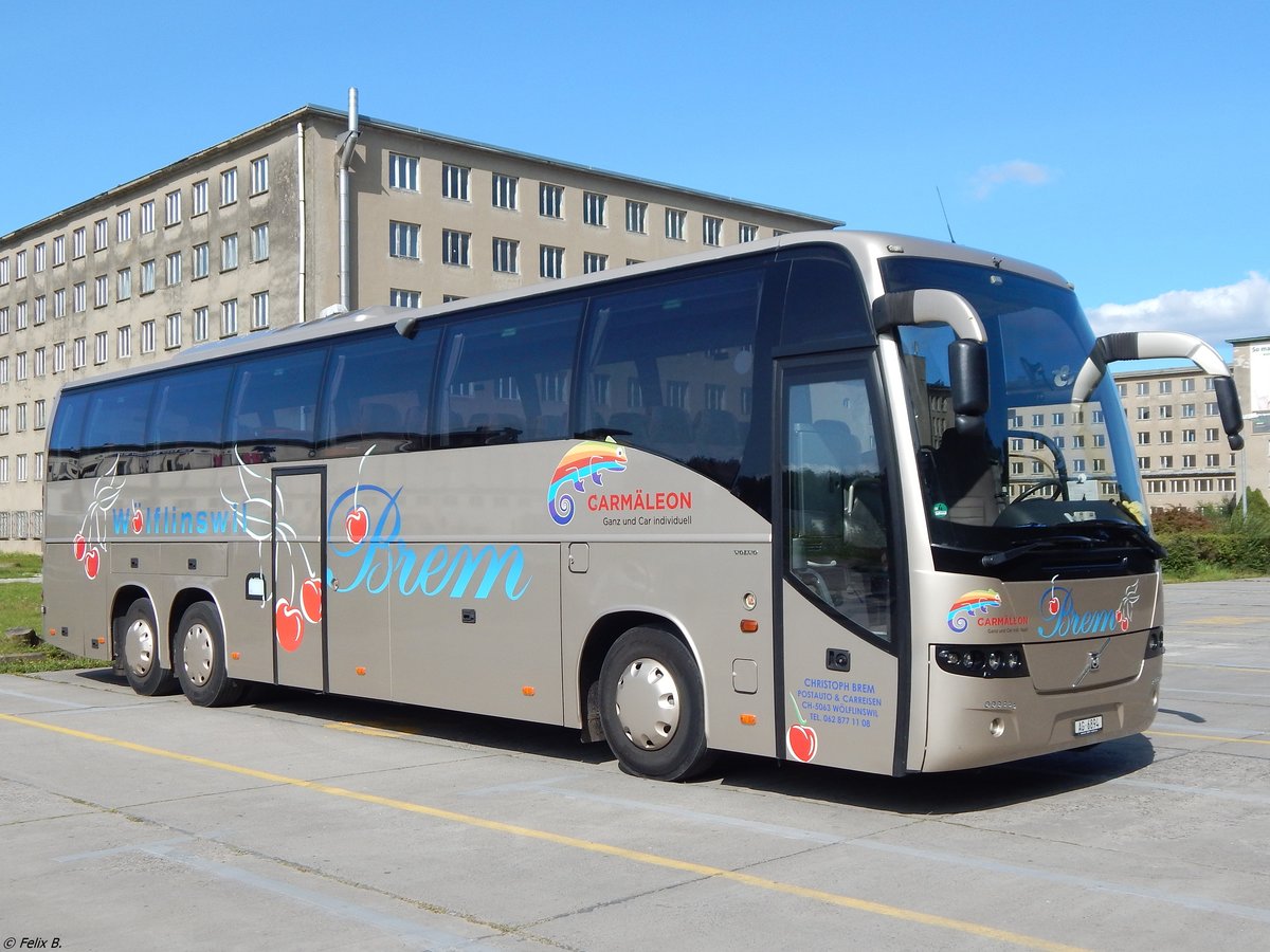 Volvo 9700 von Brem aus der Schweiz in Prora.