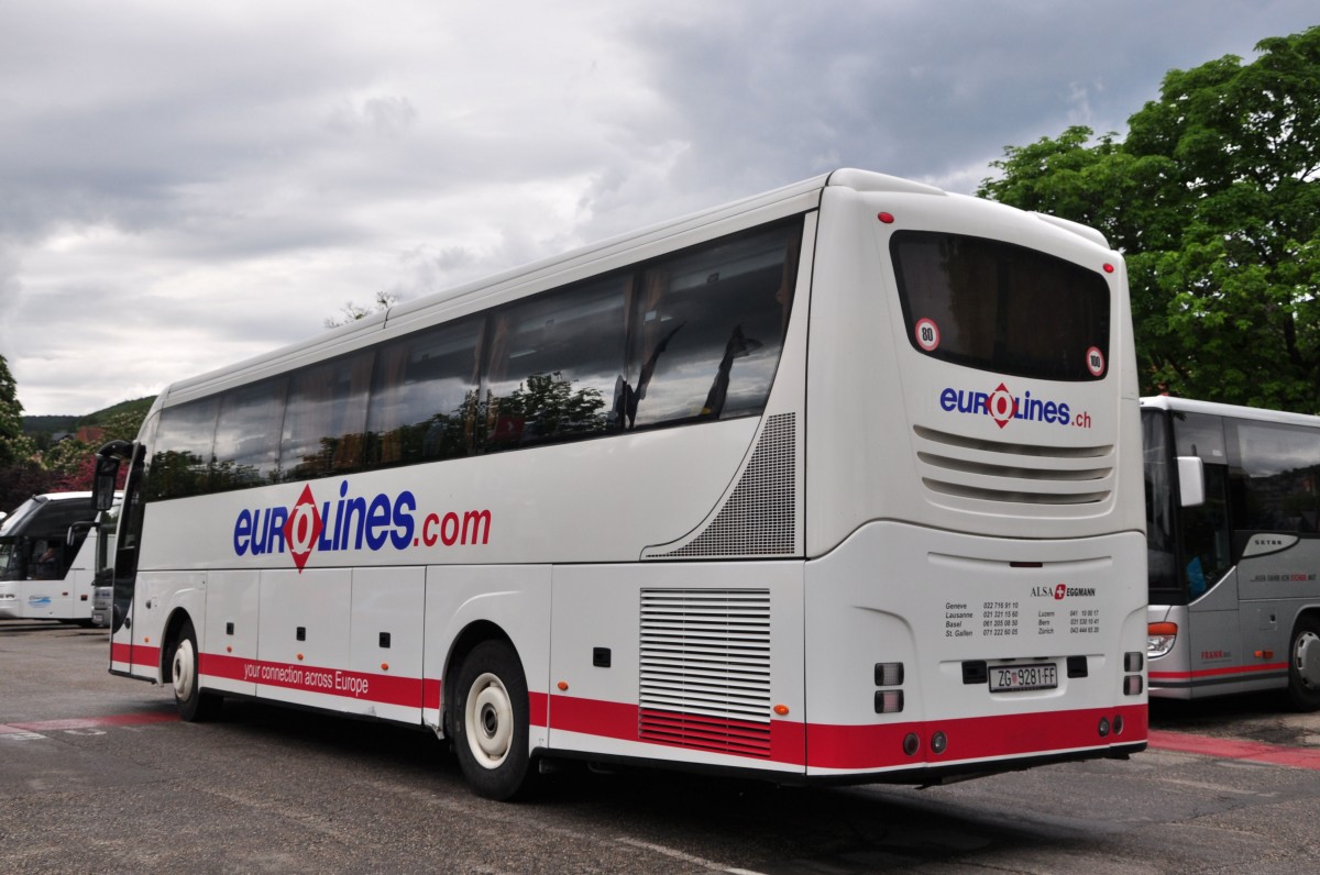 Volvo 9700 von Eurolines.com am 9.5.2015 in Krems.