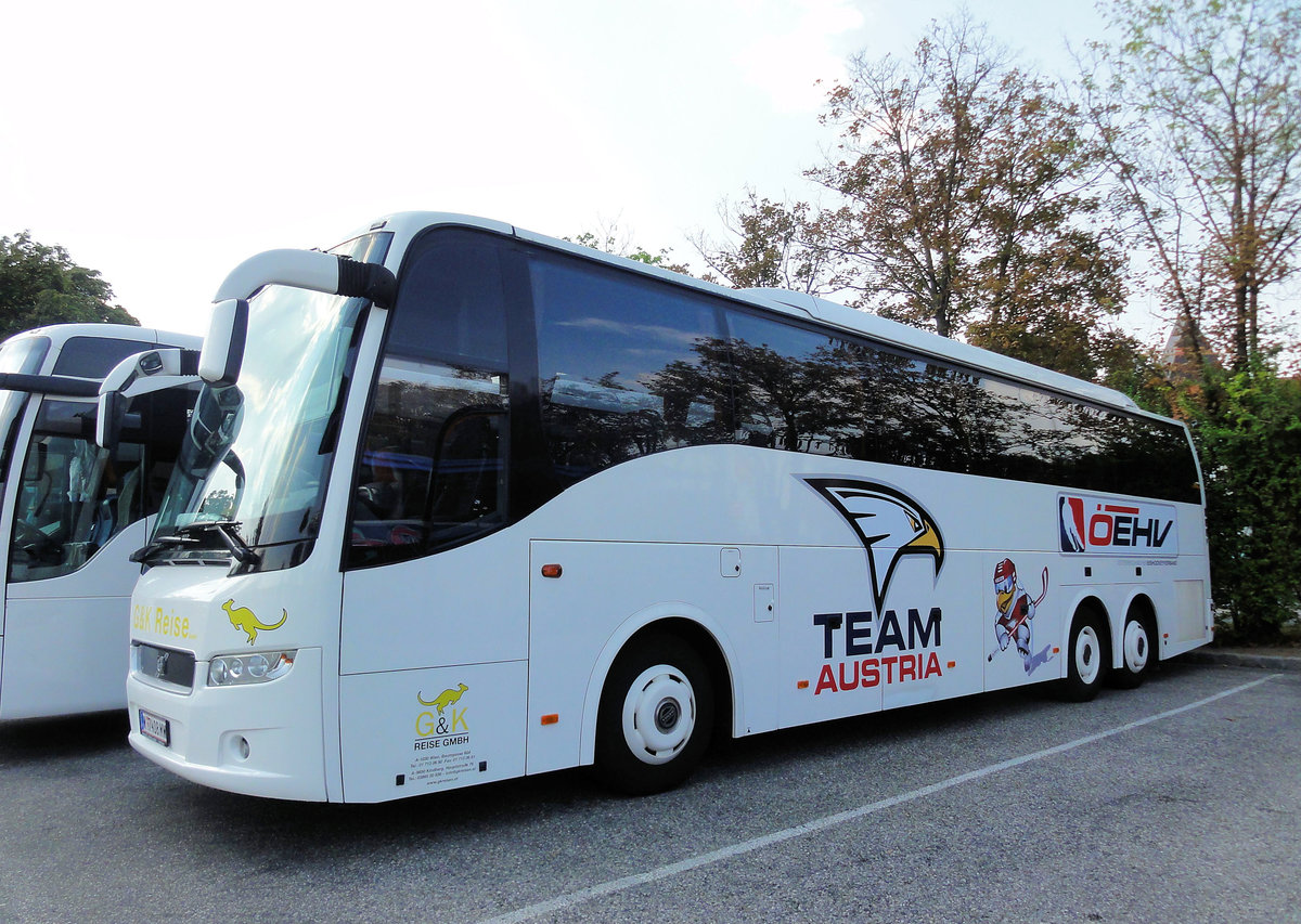 Volvo 9700 von G & K Reisen aus sterreich in Krems.