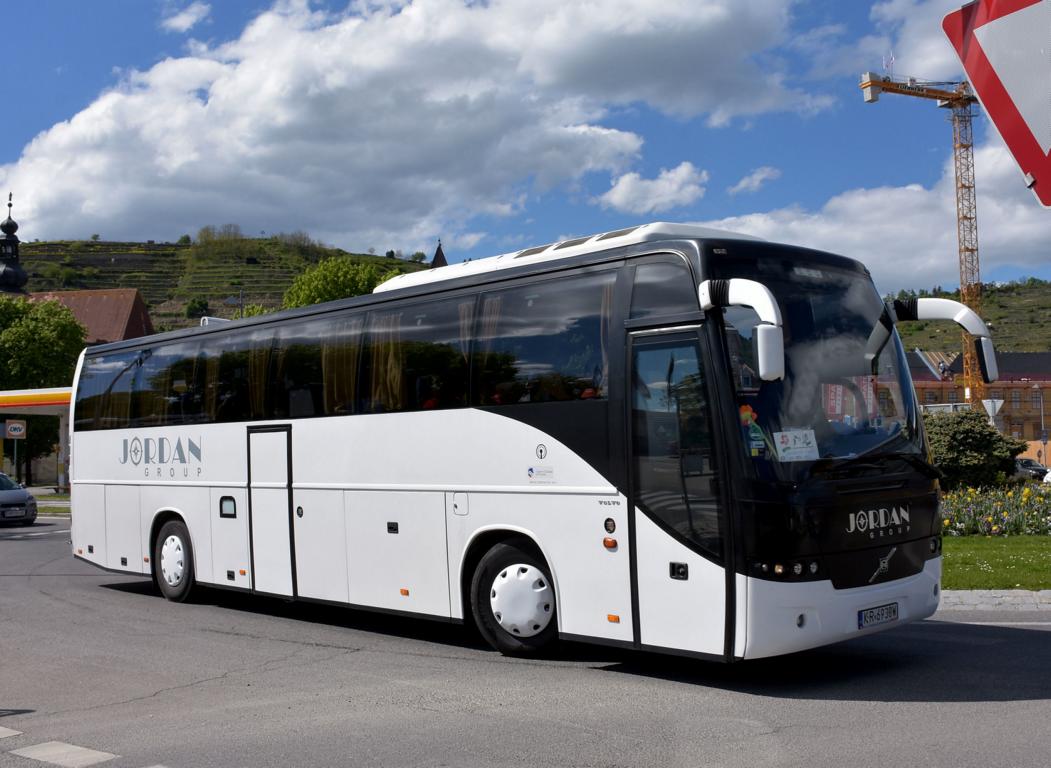 Volvo 9700 von Jordan Reisen aus PL in Krems.