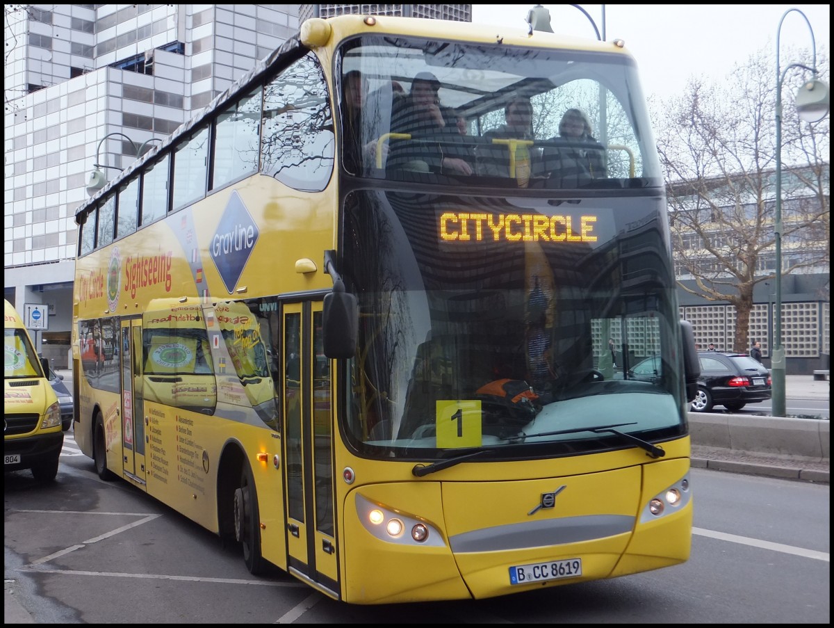 Volvo UNVI B9TL von BVB.net in Berlin.