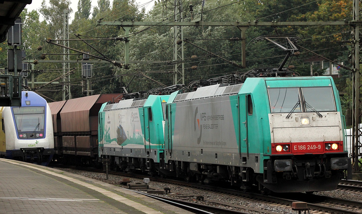 VPS 186 249-9 (REV/mgw Srvice Eisenach/08.06.17) und 186 247-3 (REV/mgw Service Krefeld/02.03.17) HH-Harburg 03.10.2020