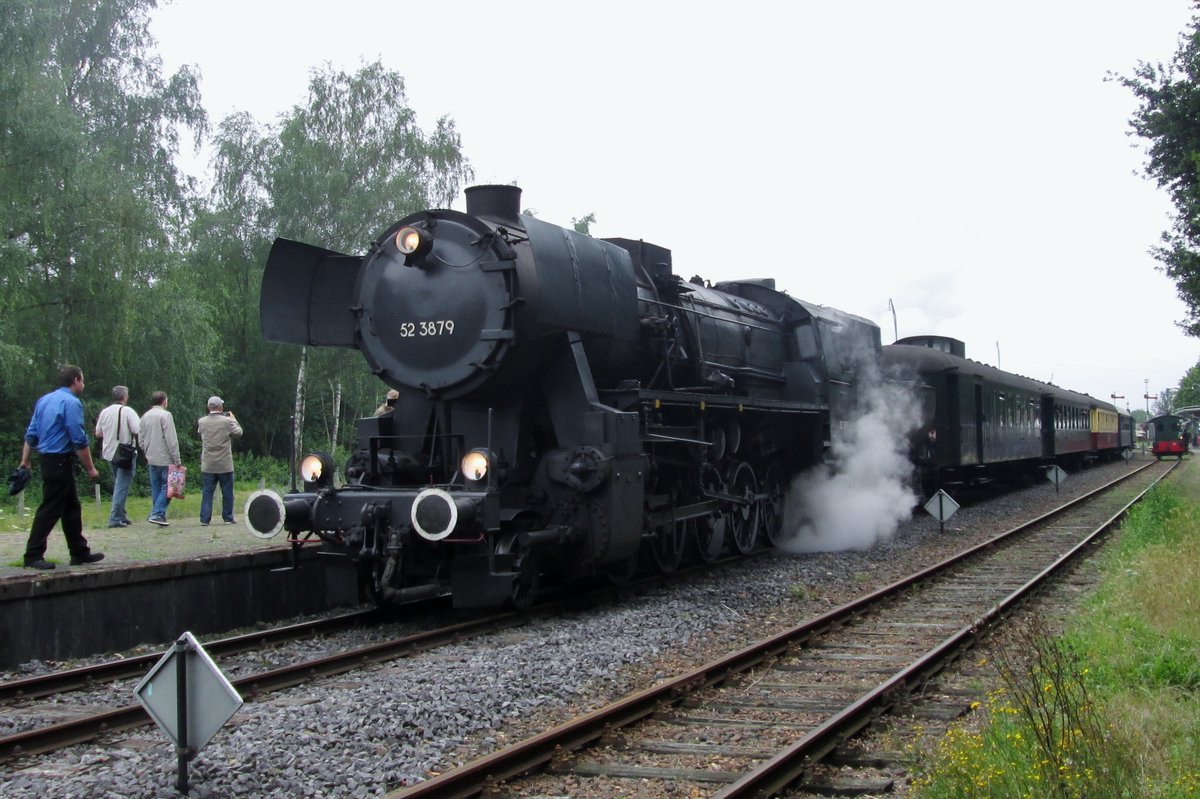 VSM Dampfross 52 3879 (in Österreichisches Design) steht am 12 Juli 2014 in Simpelveld. 