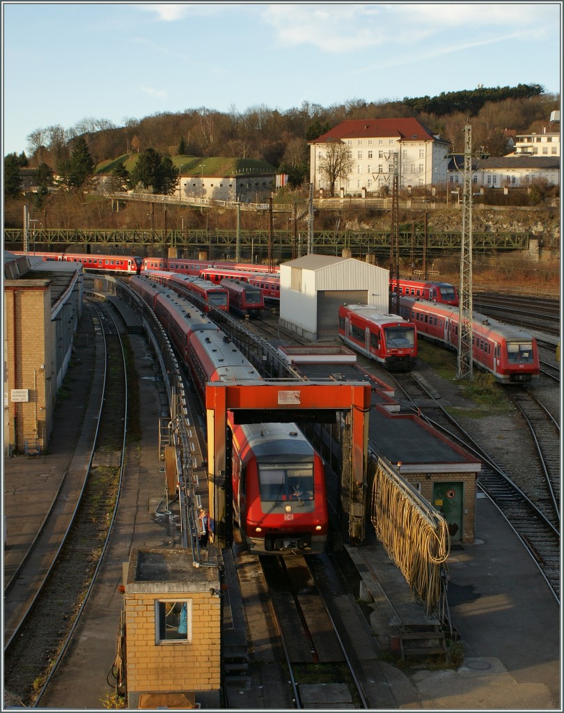 VT 611 in Ulm.
14. Nov. 2010
