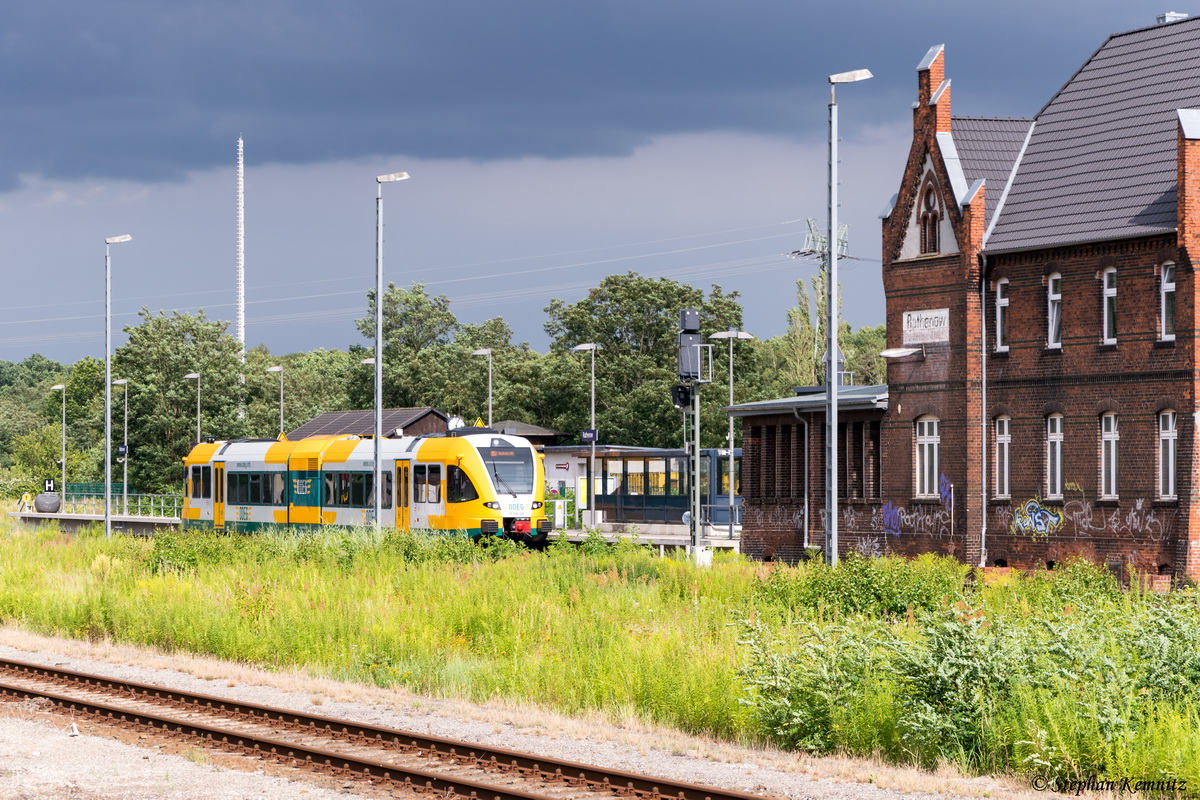 VT 646.041 (646 041-3) ODEG - Ostdeutsche Eisenbahn GmbH als RB51 (RB 68873) von Rathenow nach Brandenburg Hbf in Rathenow. 28.07.2015