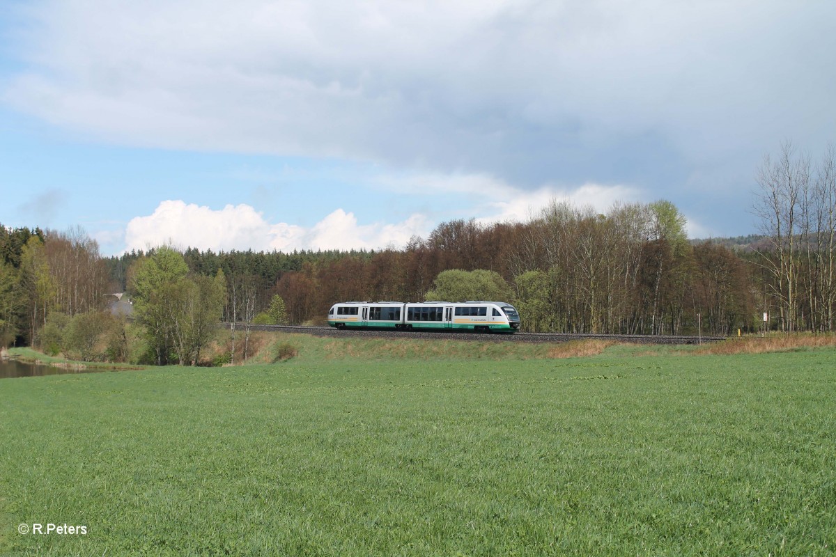 VT als VBG74261 Marktredwitz - Regensburg bei Oberteih. 14.04.14