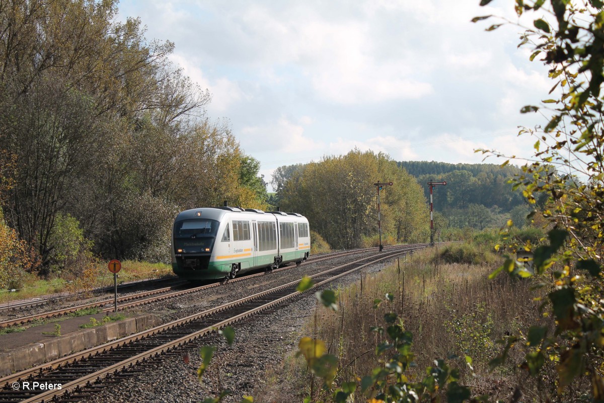 VT17  Stadt Schwandorf  als VBG74258 Schwandorf - Marktredwitz in Reuth bei Erbendorf. 14.10.14