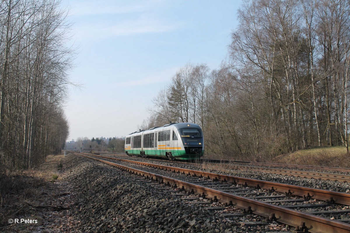 VT18 als OPB79716 regensburg - Marktredwitz bei Schönfeld. 27.02.16