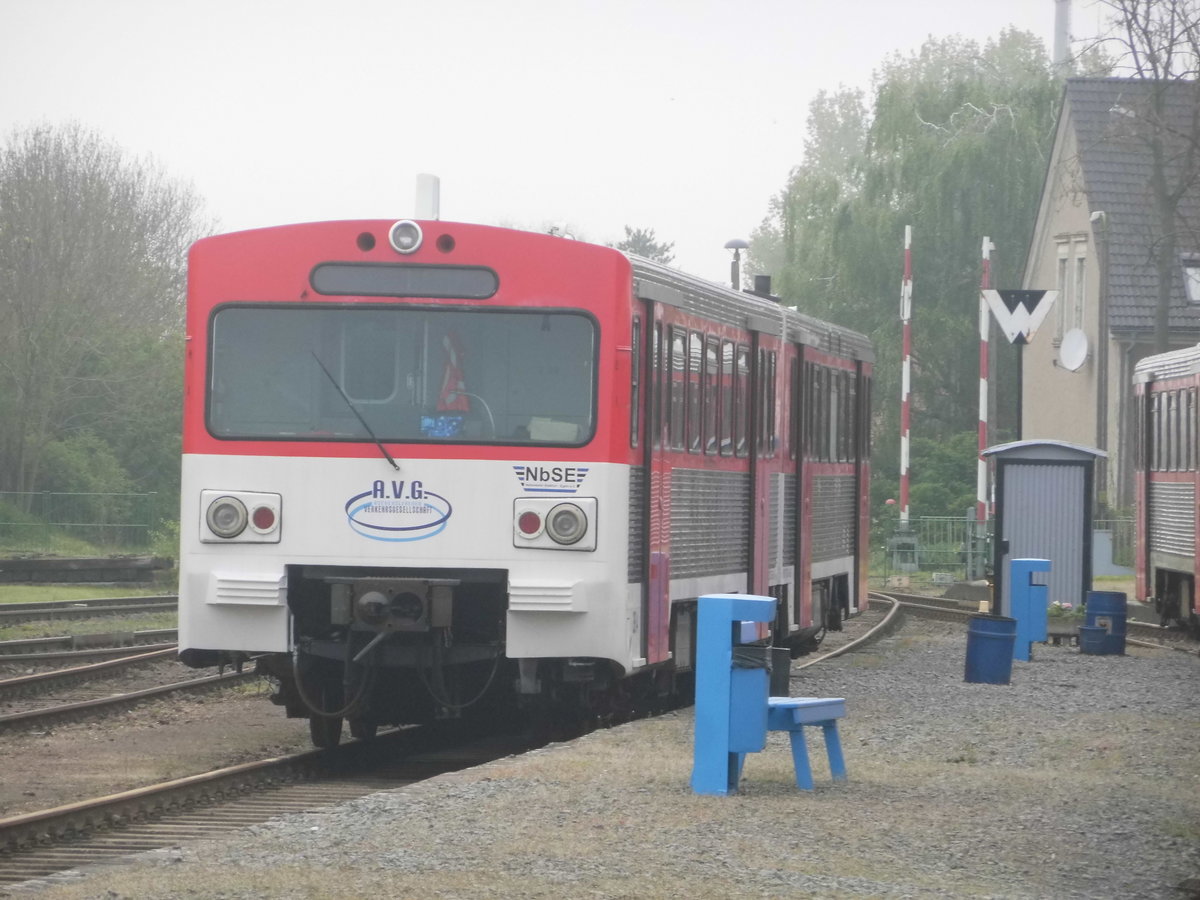 VT2E´s im Bahnhof Egeln am 6.5.17