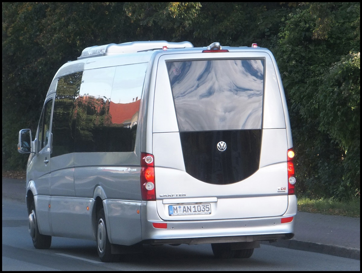 VW Crafter Vorfhrwagen der RPNV in Sassnitz.