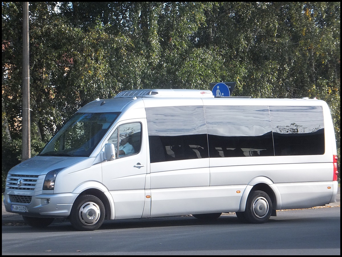 VW Crafter Vorfhrwagen der RPNV in Sassnitz.