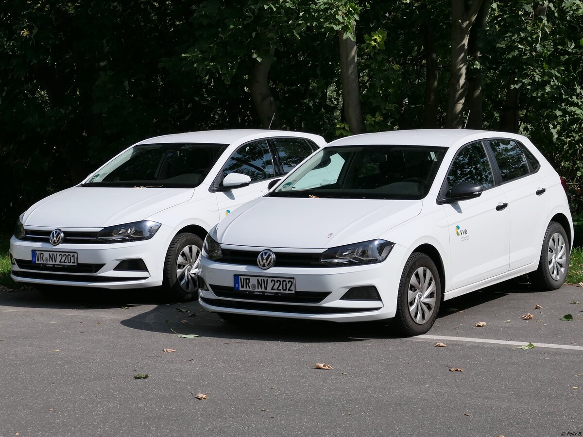 VW Polo der VVR in Stralsund.