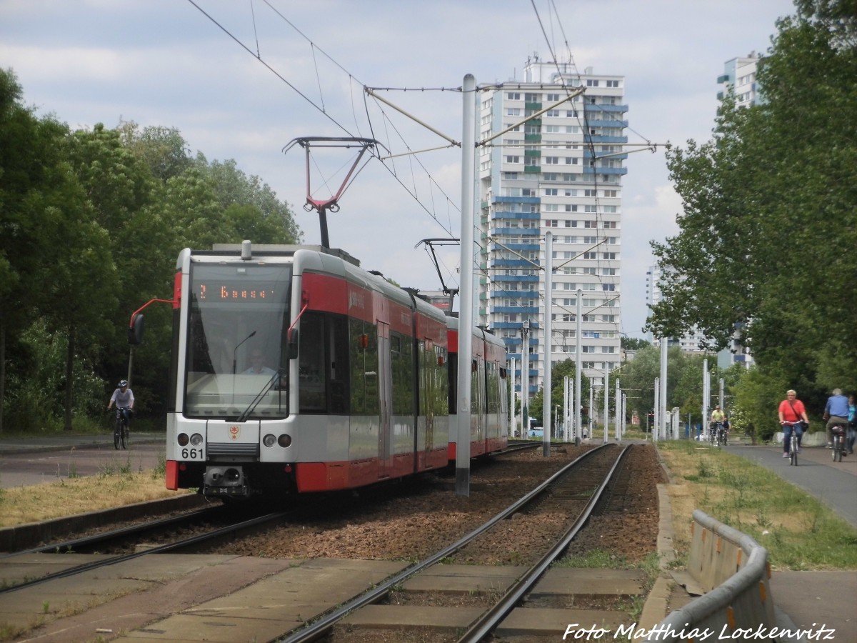 Wagen 661 der HAVAG unterwegs nach Beesen am 10.6.15