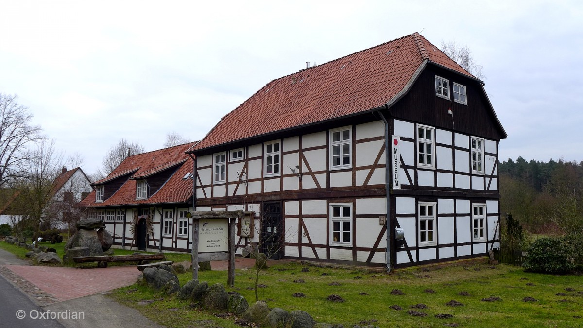 Waldmuseum Göhrde, Gebäude errichtet 1672 als  Celler Stall .