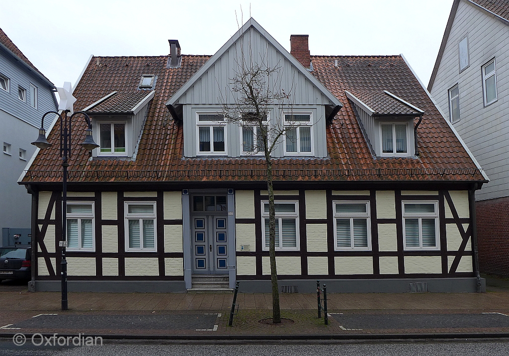 Walsrode, Lange Straße 53. Baudenkmal aus dem Jahre 1760.